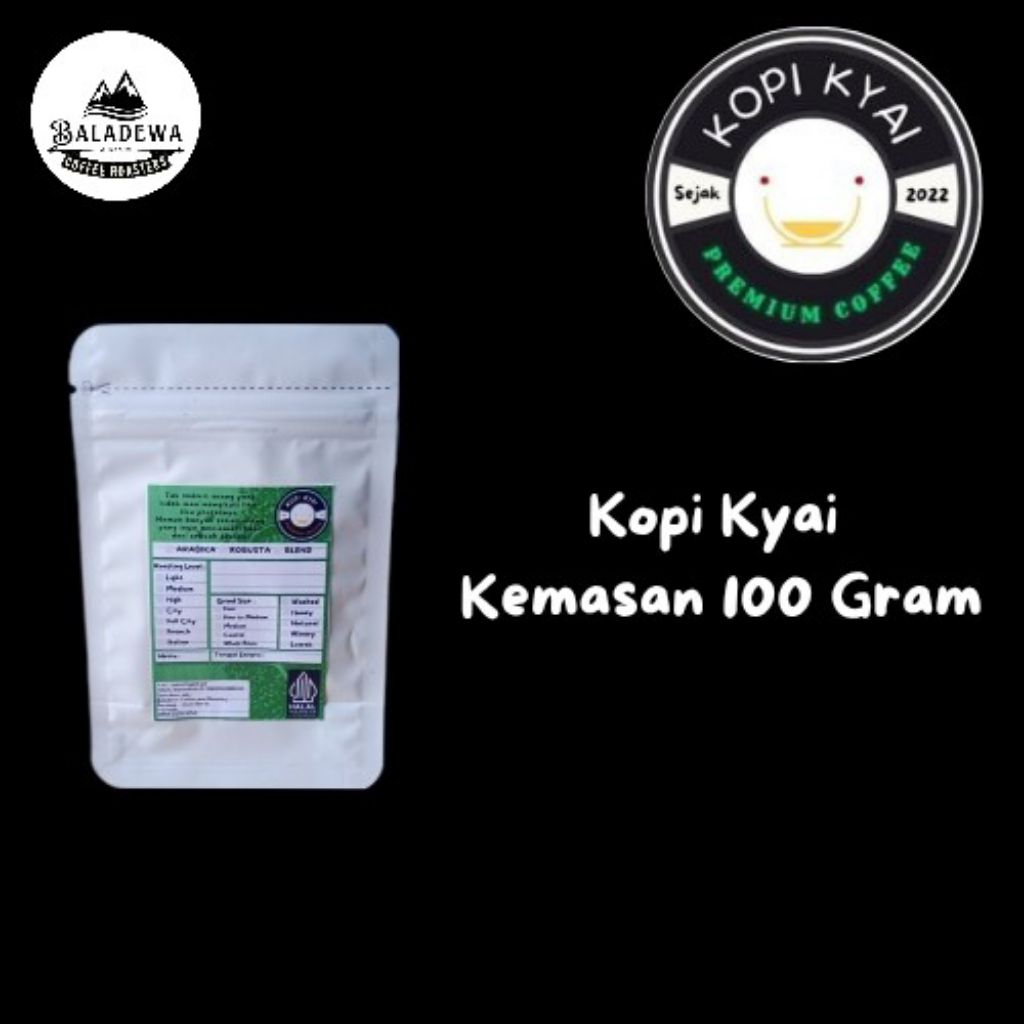 Kopi Arabika Aceh Gayo Natural / Kopi Kyai Bandung 100 Gram