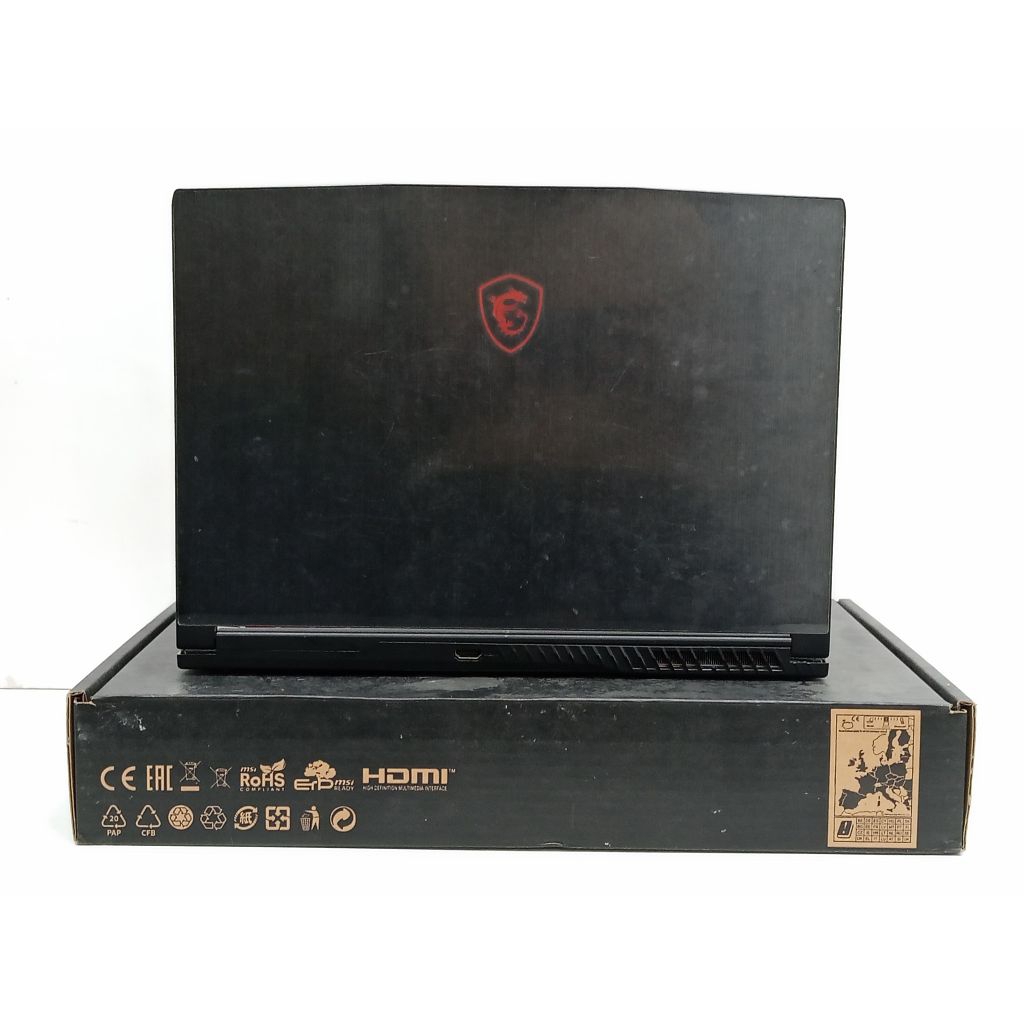 msi gf63 thin 9rcx intel core i7 gen 9 ram 16gb ssd 256gb gtx 1050Ti