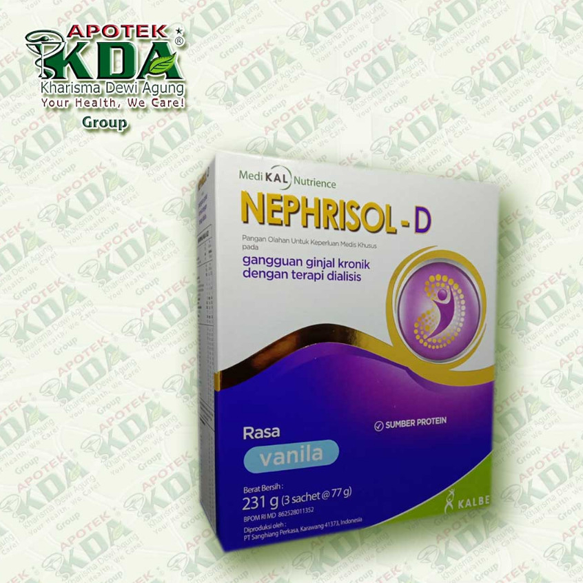 SUSU NEPHRISOL D 210 GRAM / SUSU NEPHRISOL-D RASA VANILA / SUSU NEPHRISOL-D RASA CAPPUCCINO