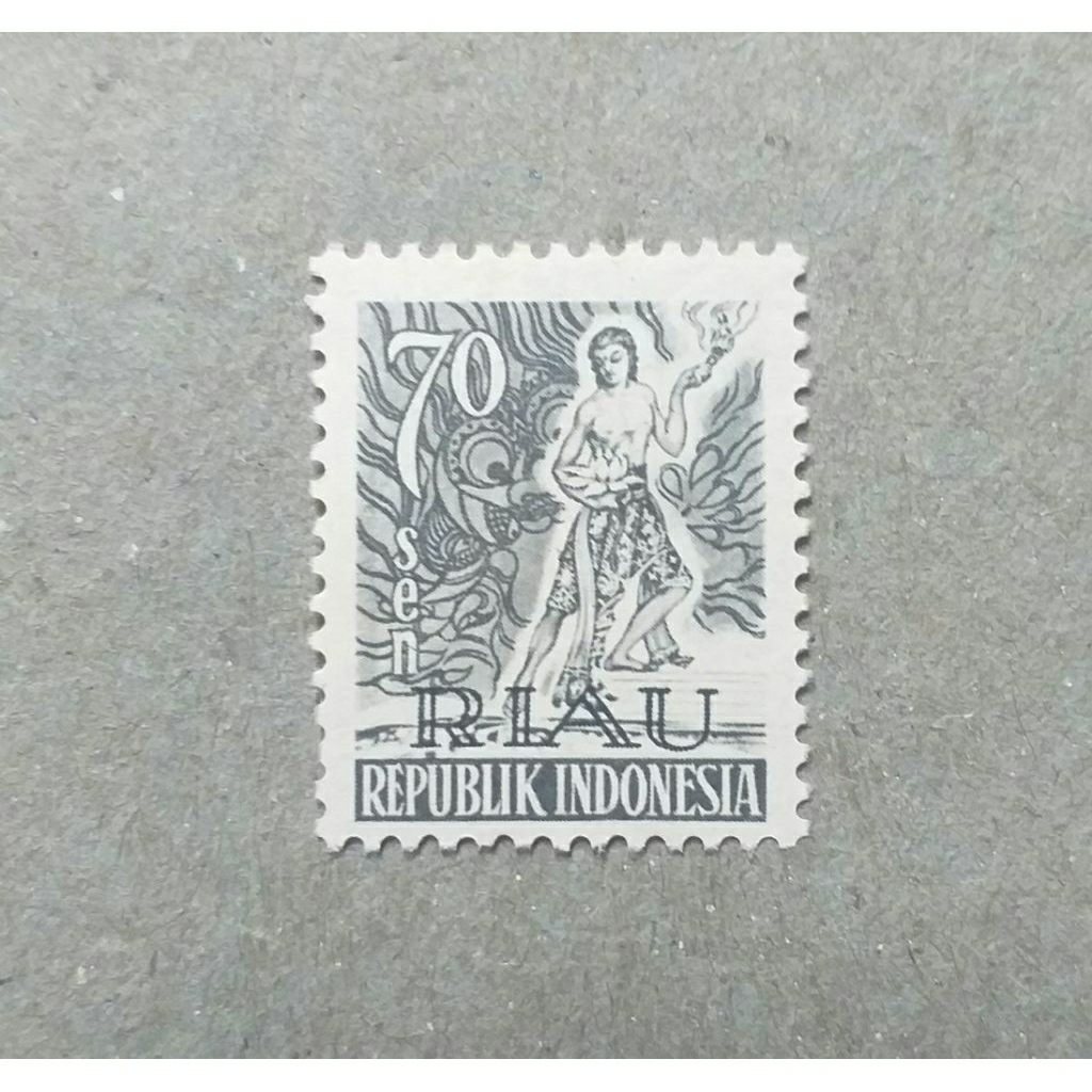 prangko ksatria 70sen (RIAU)