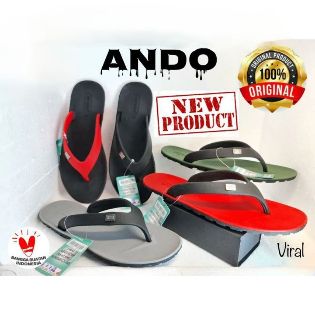 SANDAL JEPIT PRIA ANDO VIRAL