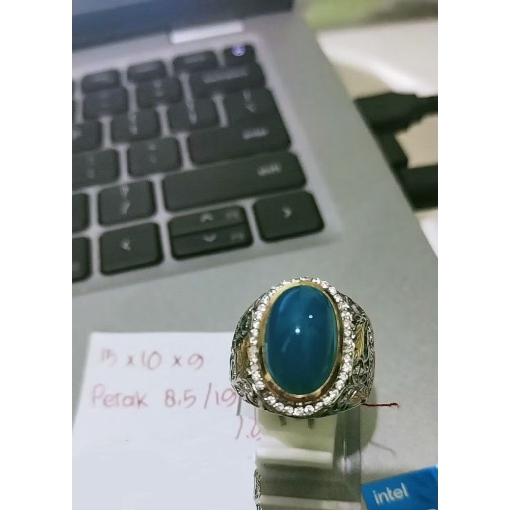 BACAN Doko majiko Ring Perak murni
