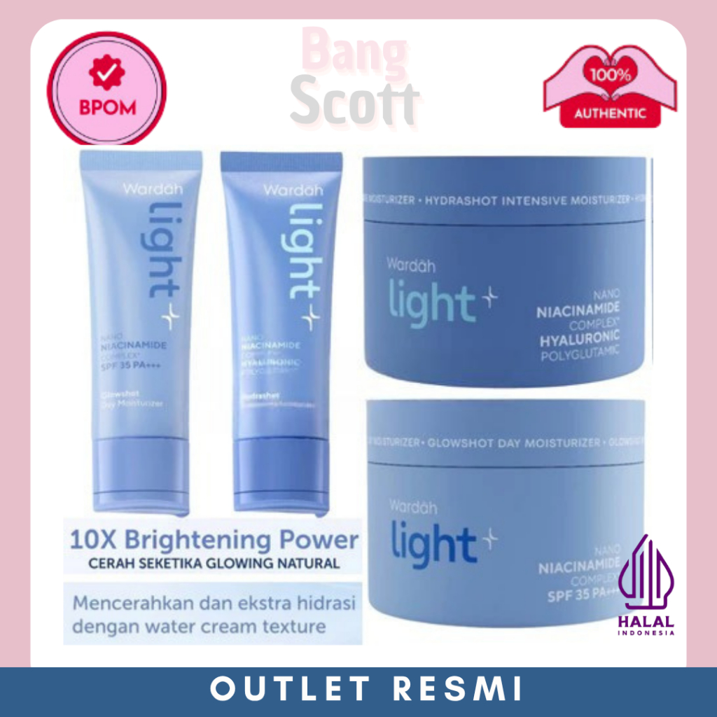 WARDAH Lightening Niacinamide Day Cream SPF Moisturizer / Wardah Lightening Day Cream