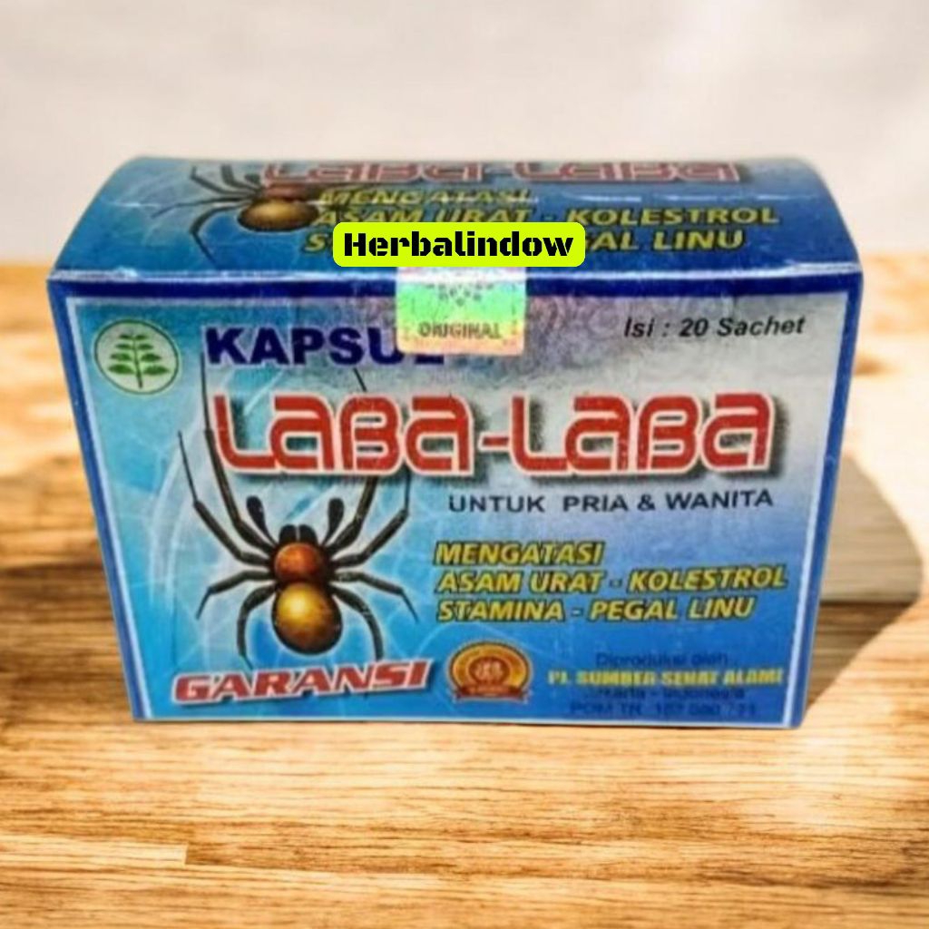 LABA-LABA BIRU KAPSUL ASAM URAT ORIGINAL