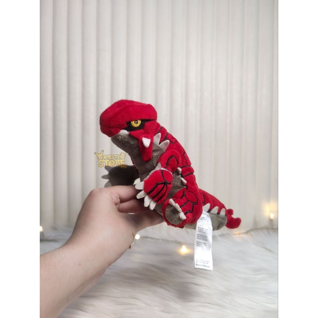 Boneka Pokemon Groudon Sitting Cuties - Pokemon Center