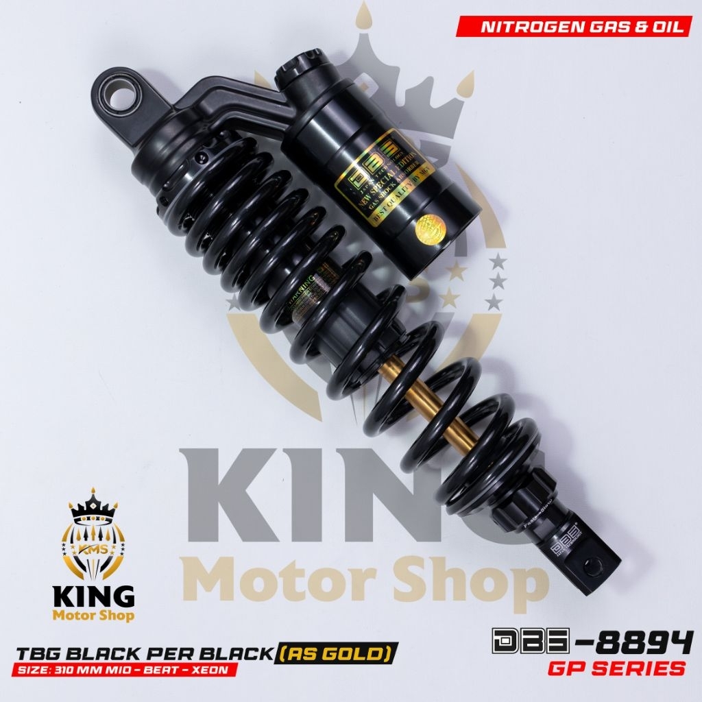 Shock belakang original DBS 8894 GP-SERIES 310 330 MIO - BEAT - VARIO SKOK TABUNG ASLI DBS TERLARIS 