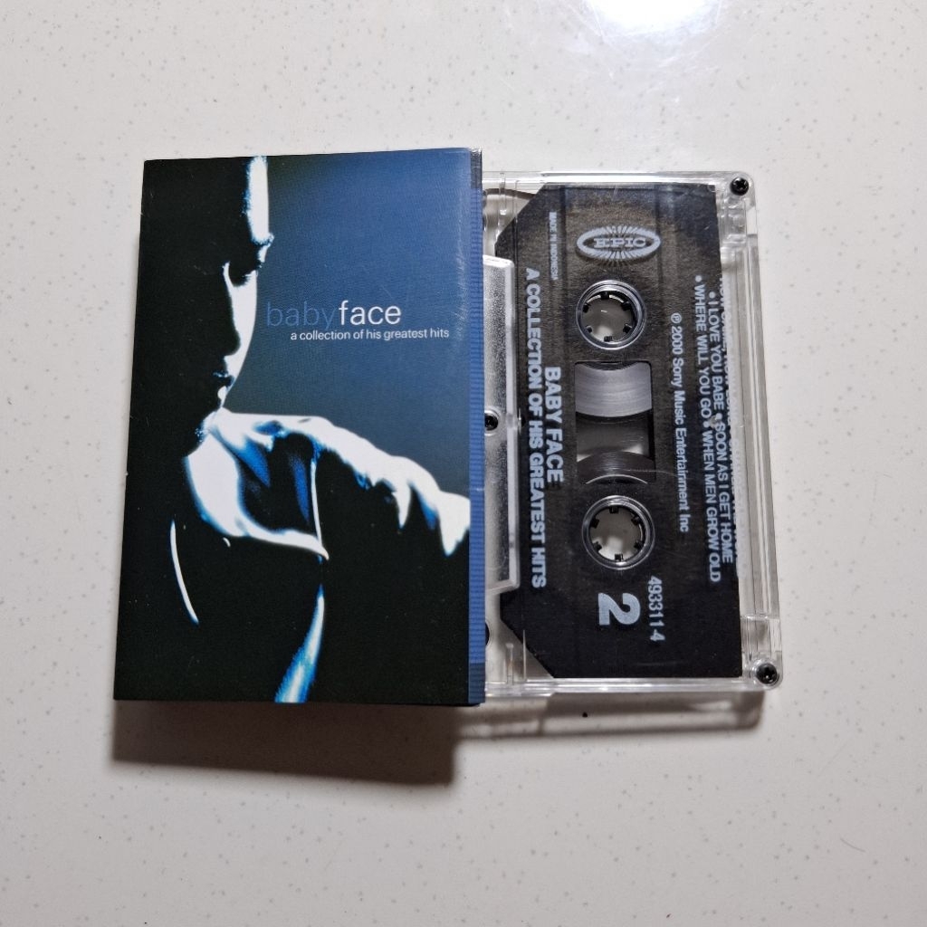 Kaset Pita Musik Baby Face - A Collection Of His Greatest Hits