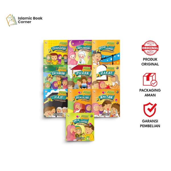 Islamic Book Corner - Buku Anak - 1 Set Fiqh For Kids