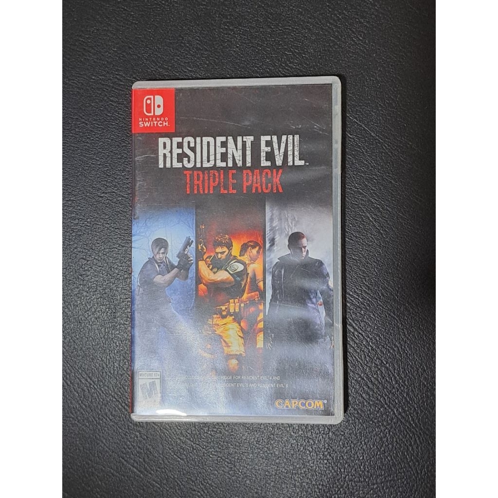 Kaset Game Nintendo Switch Resident Evil Triple Pack (Resident Evil 4 Saja)