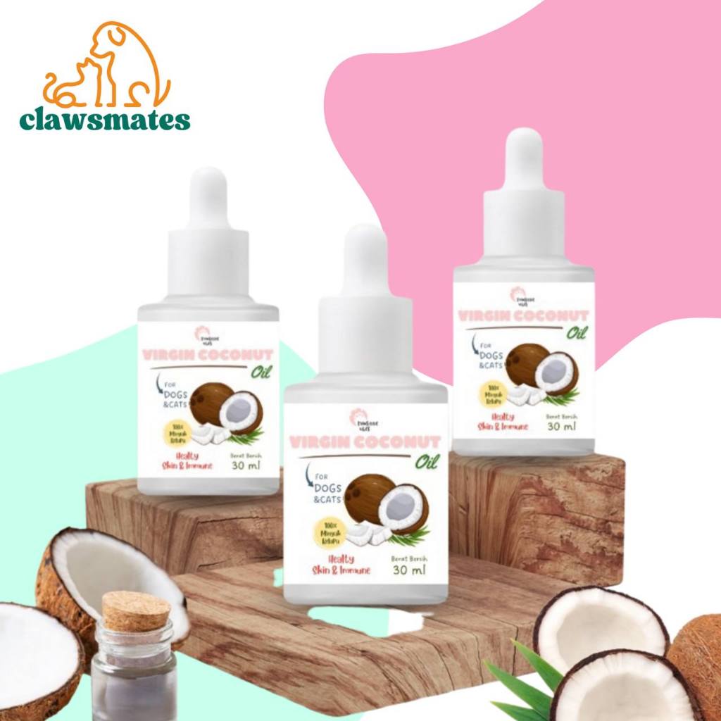 Virgin Coconut Oil Kucing Anjing / Obat Virgin Coconut Oil untuk Kucing by Pawsitive