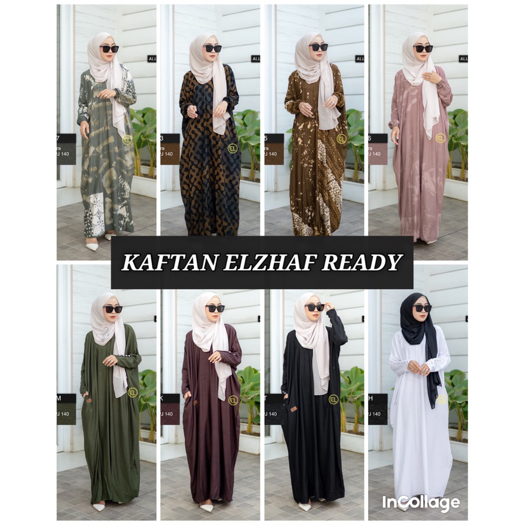 GAMIS TWILL KAFTAN ELZHAF BATIK / KAFTAN TWILL ORI BY BATIK ELZHAF