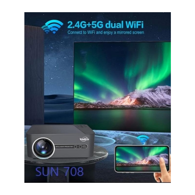 proyektor smart android 4k sun708
