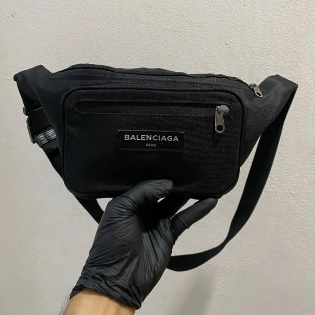 Waistbag Balenciaga Waistbag Balenciaga Paris Black Kanvas Authentic
