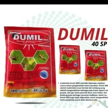 INSEKTISIDA BAHAN AKTIF METOMIL 40% DUMIL 100 GRAM