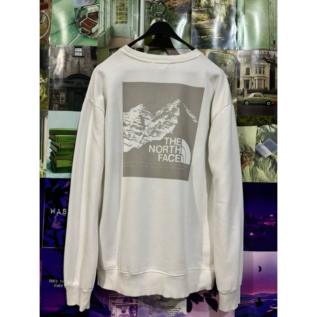 The North Face White Crewneck Preloved