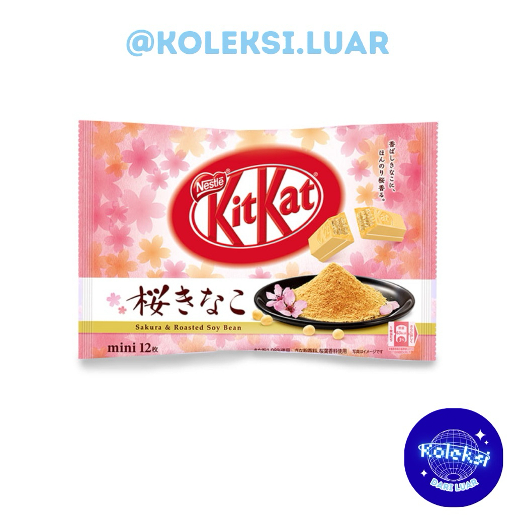 KitKat Sakura & Roasted Soy Bean – Coklat Jepang Rasa Sakura Khas Musim Semi | Koleksi.Luar
