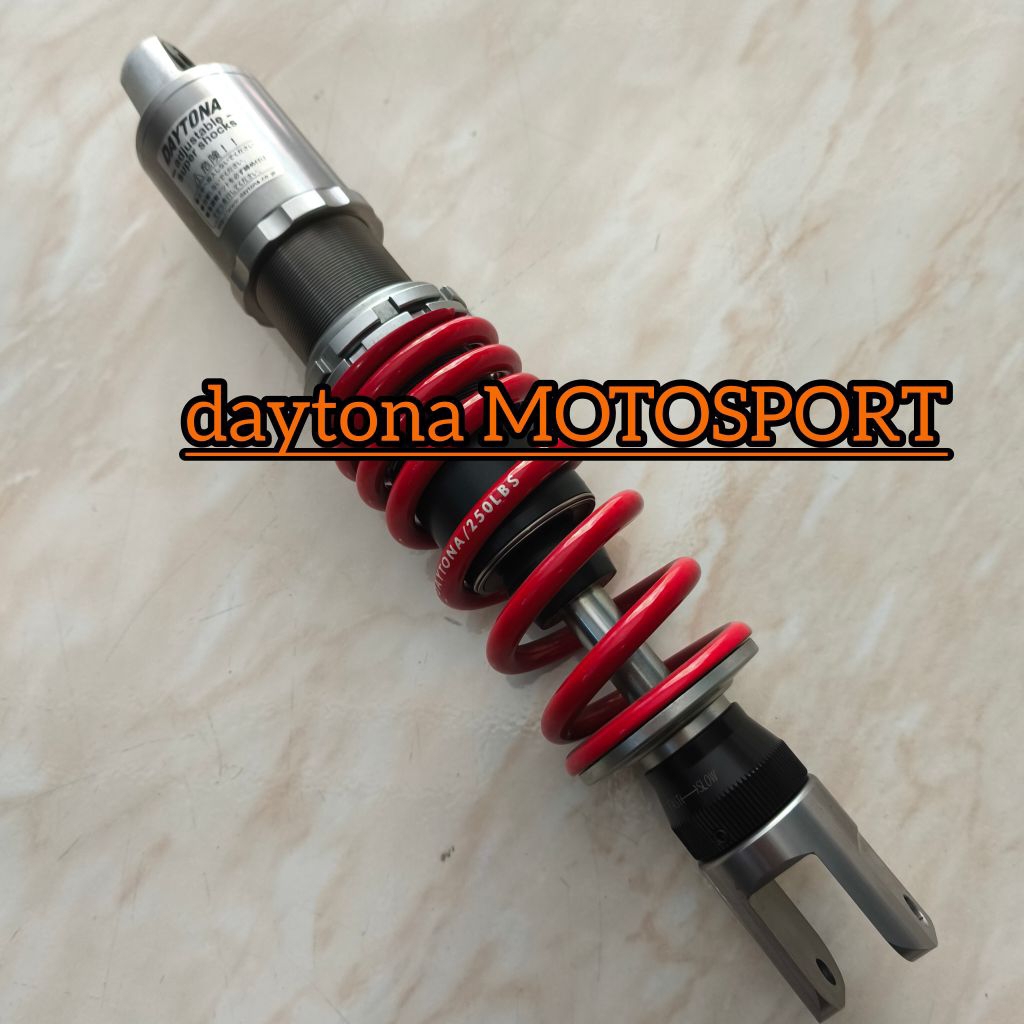 DAYTONA SHOCKBREAKER REBOUND COMPRESION BLACK 305-320MM MIO, BEAT, VARIO