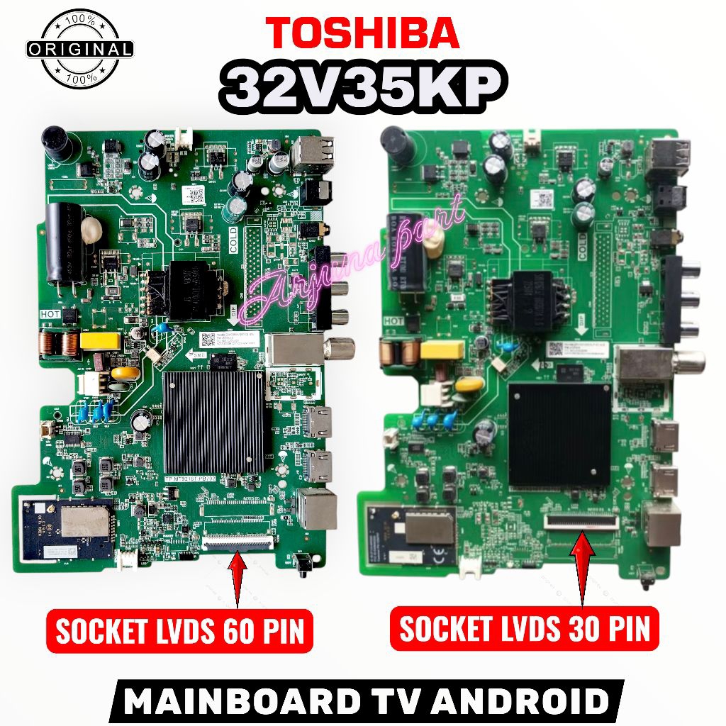 MAINBOARD TV TOSHIBA 32V35KP / MB TV TOSHIBA 32V35KP / MESIN TV TOSHIBA 32V35KP / MODUL TV TOSHIBA 3