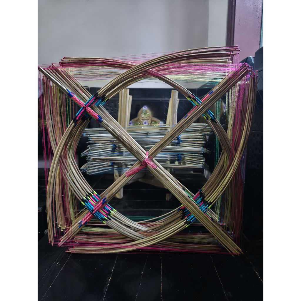 Arku Layangan Sukhoi 4 Lilitan Full Petung 100pcs