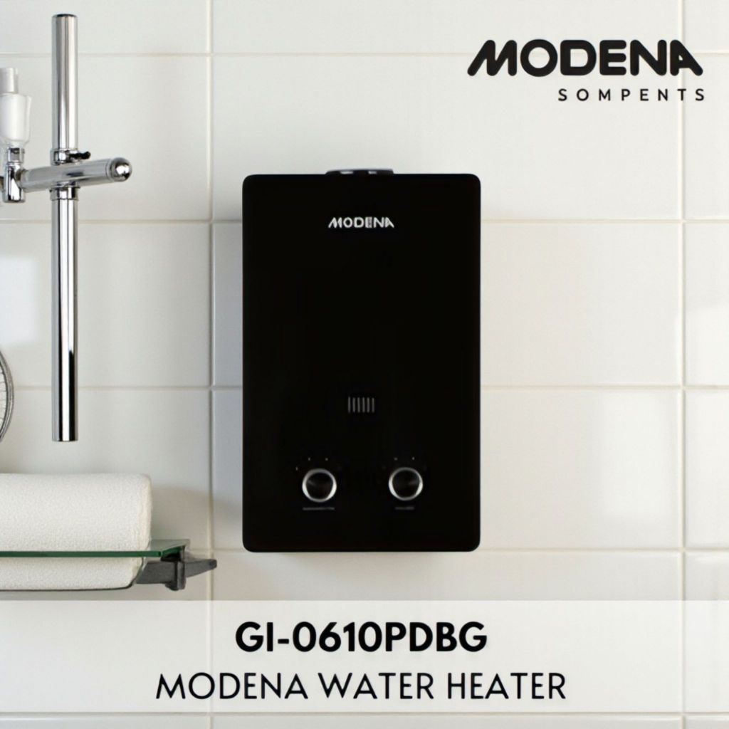 Water Heater Gas Modena GI 0610PDBG Kapasitas 6 Liter