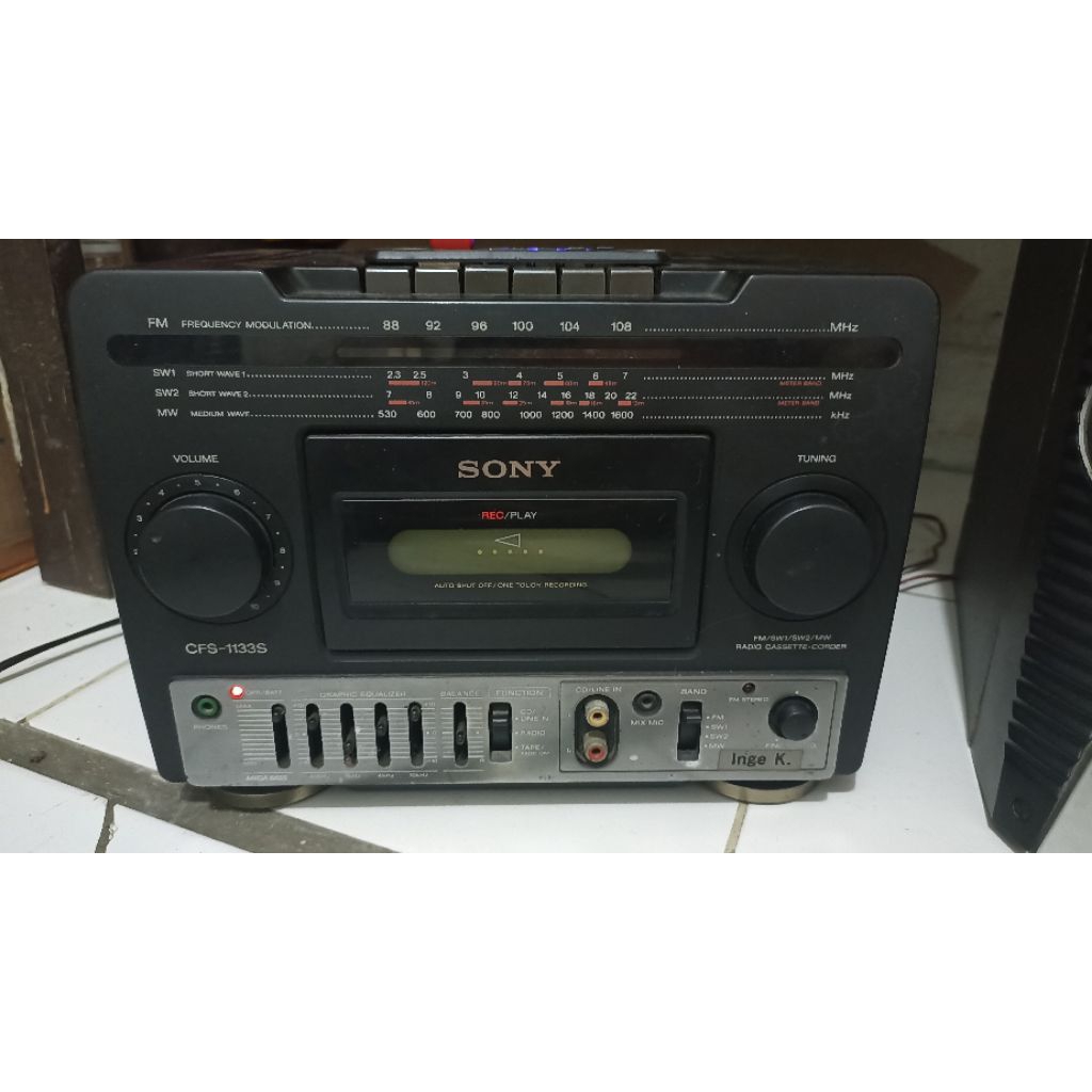 tape compo ampli audio sony