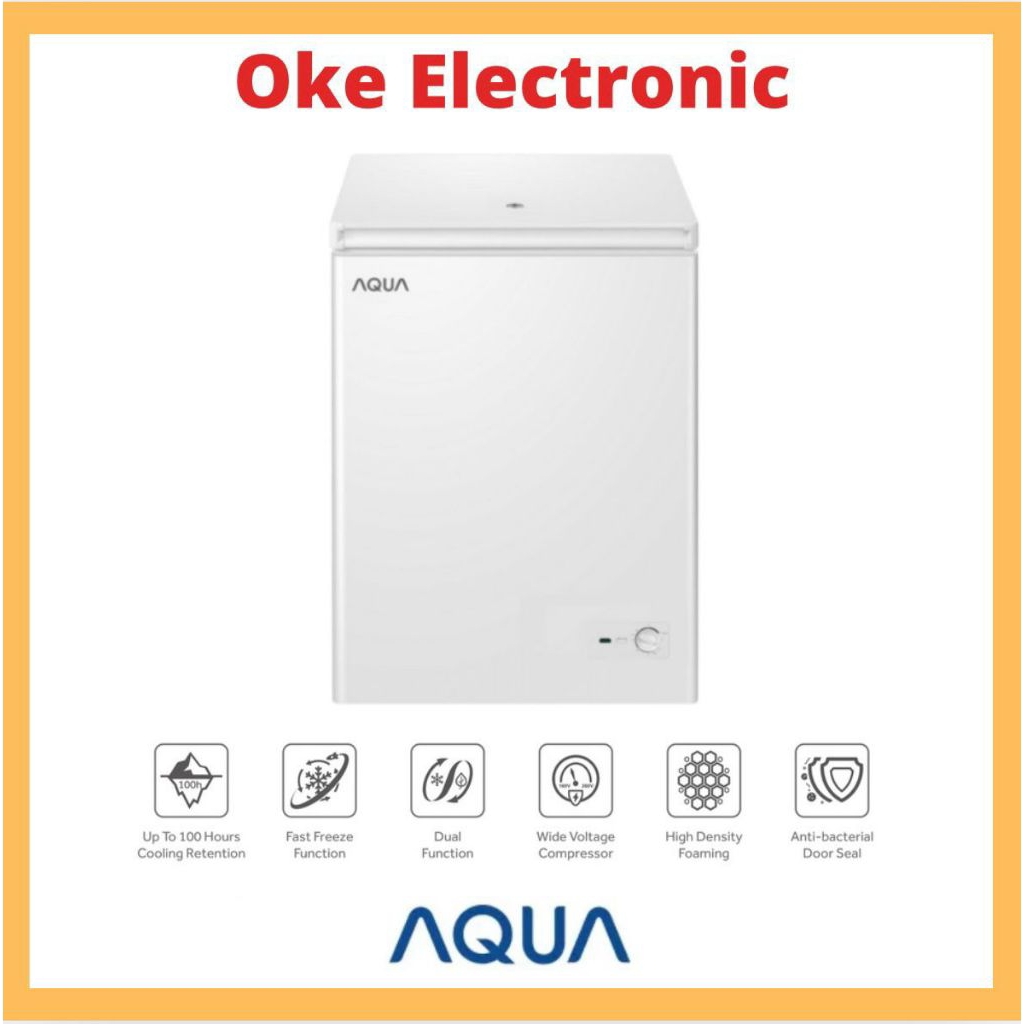 Chest Freezer Box AQUA 100-120 LITER