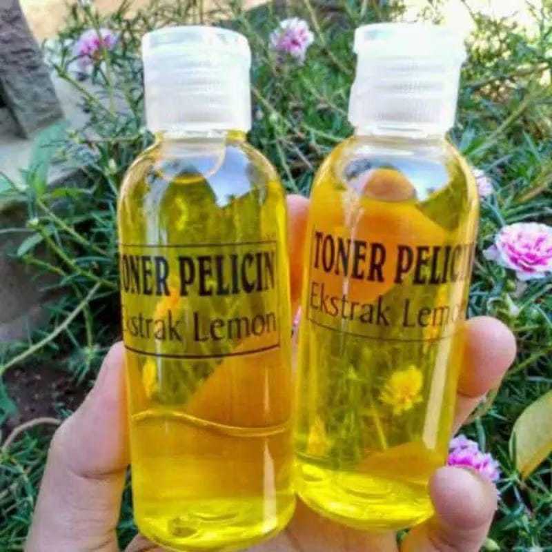 TONET EKSTRAK LEMON / TONER GLOWING / TONER PELICIN EXTRA LEMON 60ML | TONER WAJAH GLOWING - PELICIN