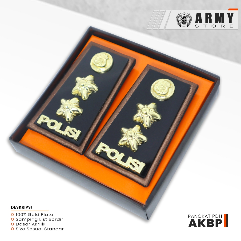 PANGKAT PDH AKBP POLISI / PANGKAT POLRI
