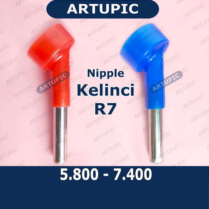 Nipple Kelinci R7 nipel nepel niple Botol Minum Kelinci FULL STAINLESS