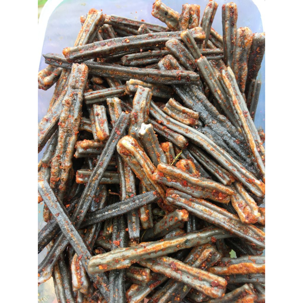 seblak stik kerupuk jengkol pedas daun jeruk seblak kerupuk jengkol varian 1kg