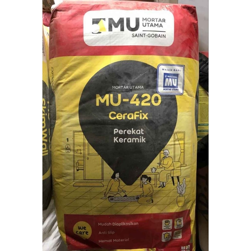 MU 420 jual eceran harga per kg / MU 420 kiloan / MU 420 perekat keramik