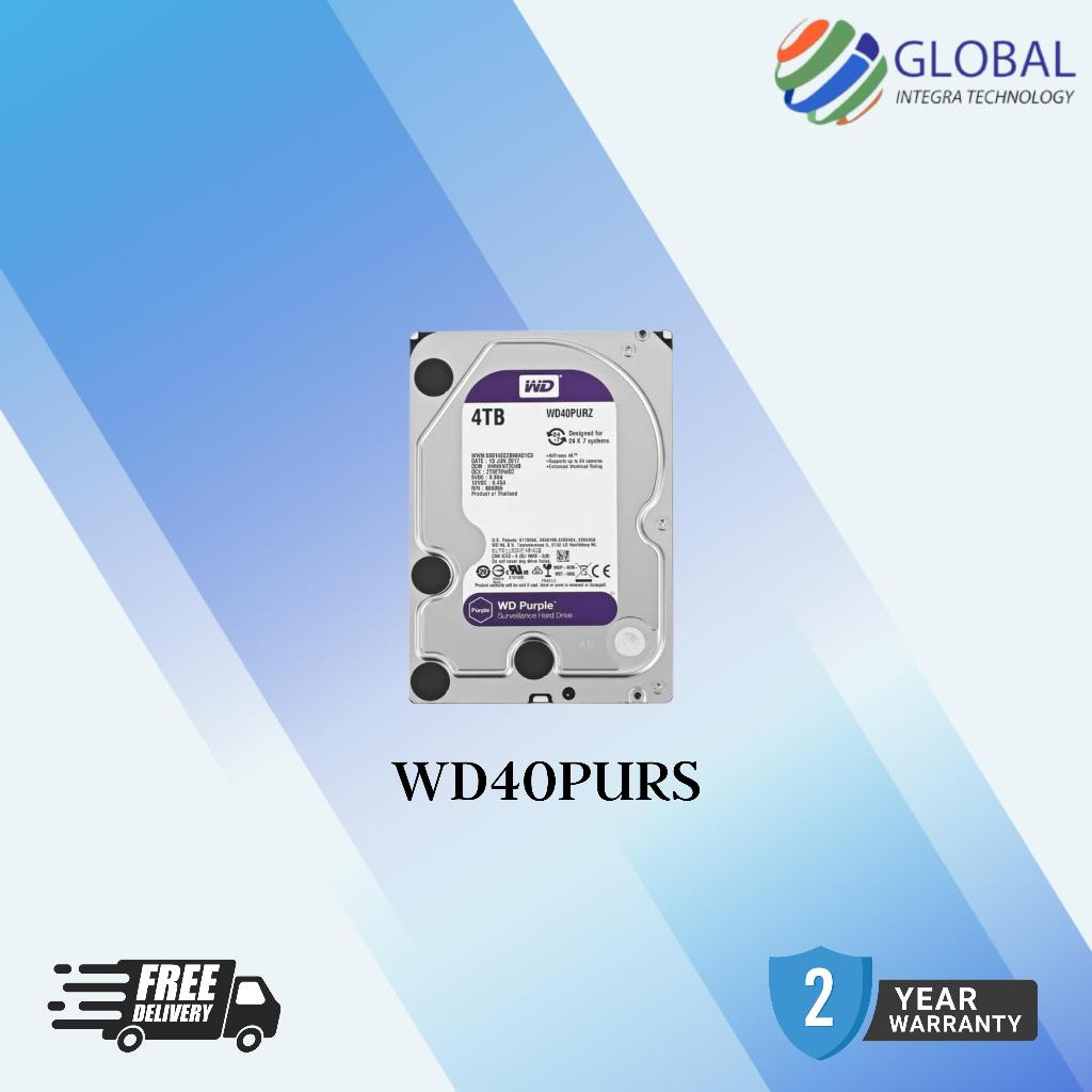 HARDDISK WD PURPLE 4 TB | HARDDISK INTERNAL NVR DVR CCTV 4TB