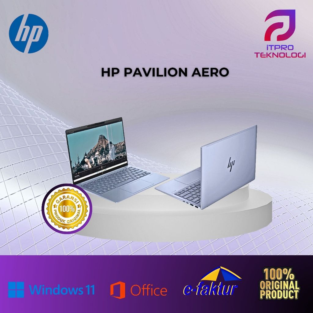 HP PAVILION AERO 13 RYZEN 7-8840 16GB 1TB 13.3" WUXGA IPS W11+OHS