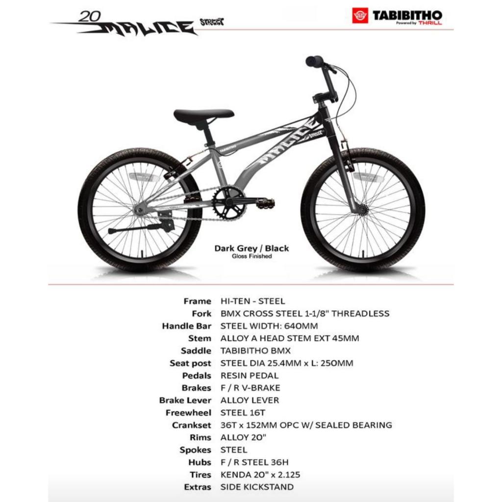 BATAM Sepeda 20 BMX THRILL TABIBITHO MALICE STREET