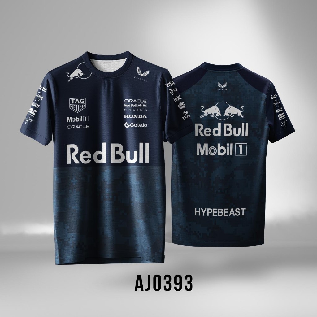 Jersey F1 Kaos Team RedBull Terbaru Fullprint