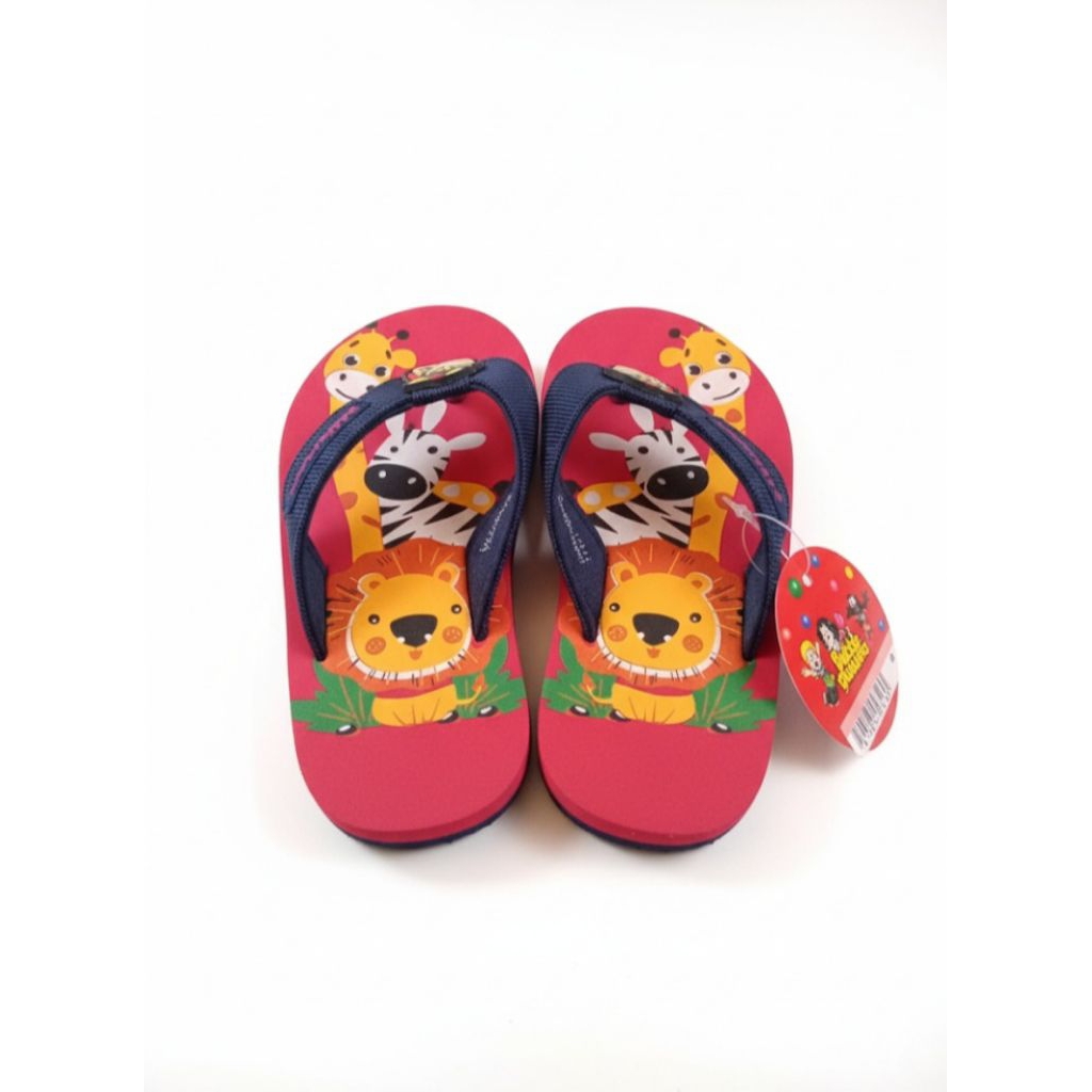 Sandal Anak Laki-Laki Bumble Gummers Bata Kids Size 8 (16cm) – Sandal Jepit Lucu Ringan Anti Slip Or