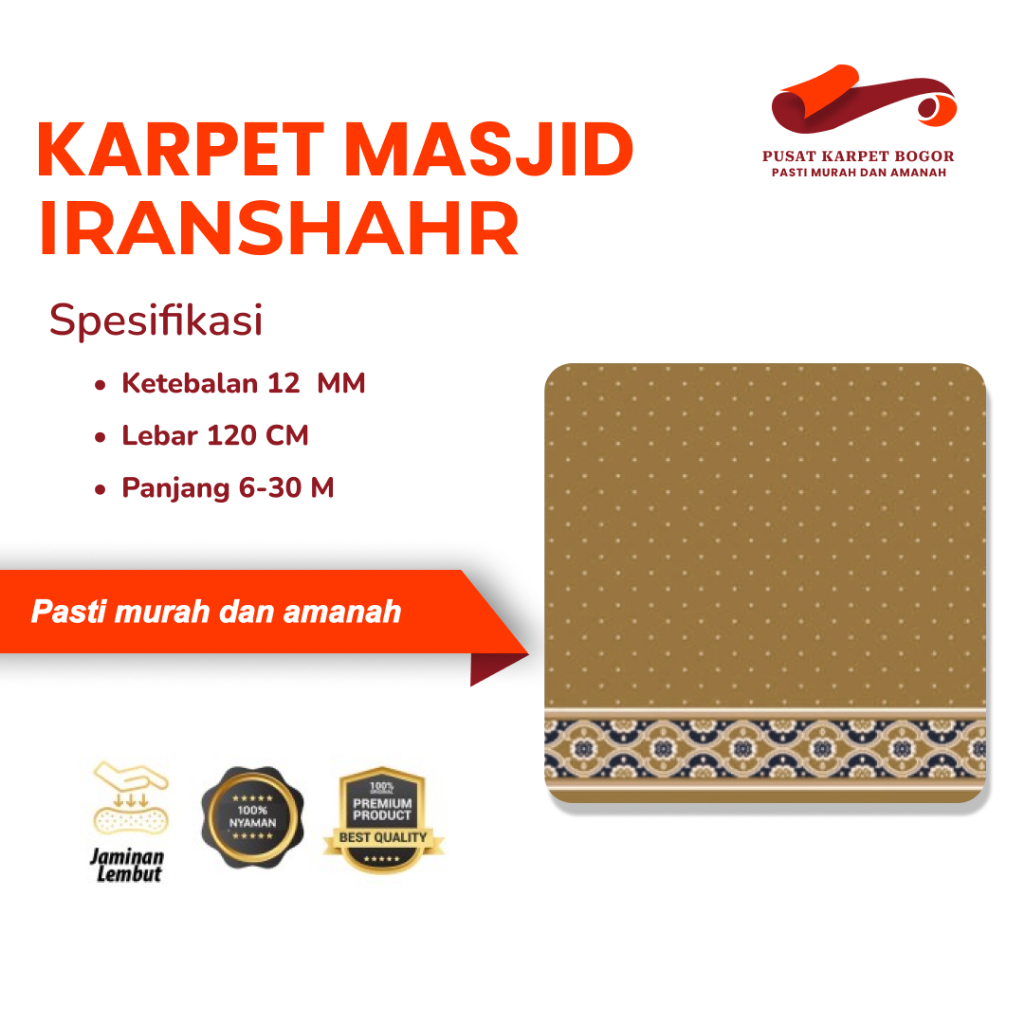 Karpet Masjid Iranshahr Iransahr banyak variasi