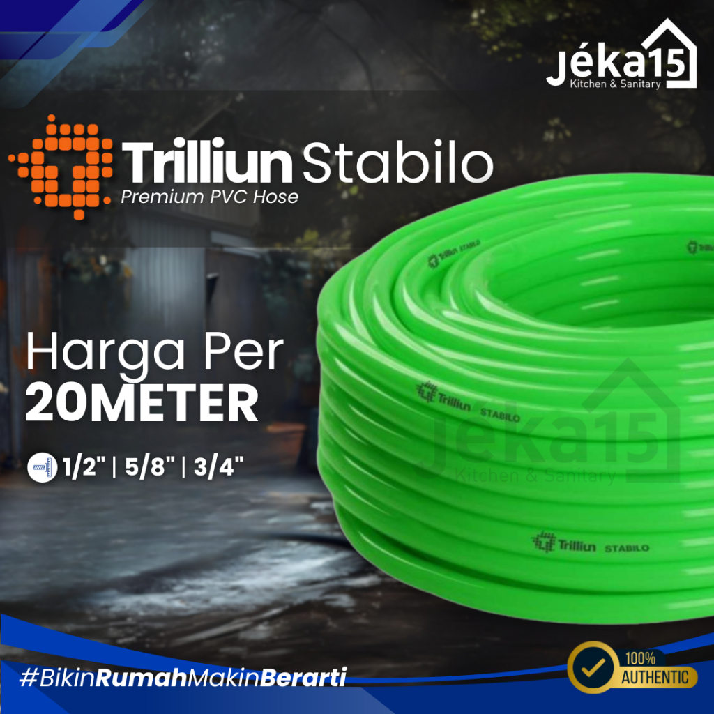 JEKA15 - TRILLIUN STABILO SELANG AIR 20 METER PLASTIK MURAH