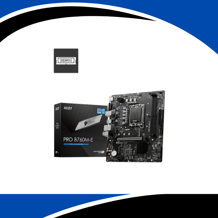 MSI PRO B760M-E DDR5 | Motherboard Intel B760 LGA 1700 DDR5 mATX