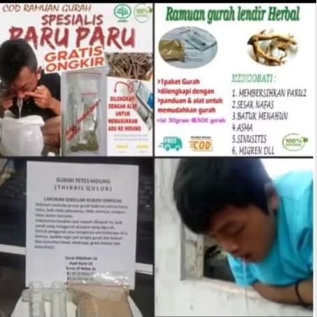 Paket Ramuan Gurah Hidung / Gurah Hidung Murni / Tetes Gurah Hidung / Gurah Dan Minum / Bubuk Gurah 