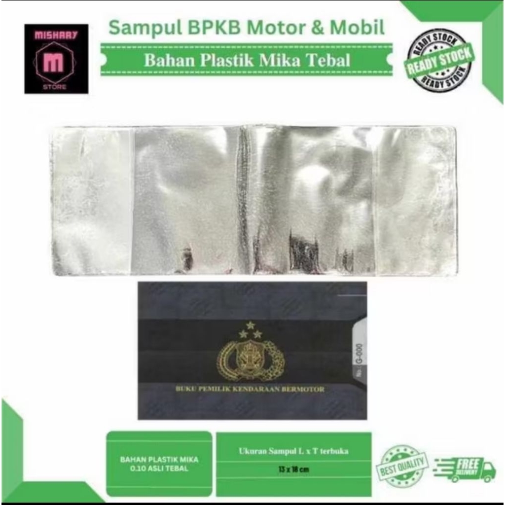 Sampul Plastik BPKB Cover Plastik Mika Tebal 0.10