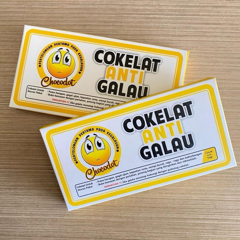 Cokelat Anti Galau Asli Cokelat Isi Dodol 50gr Original Chocodot Khas Garut
