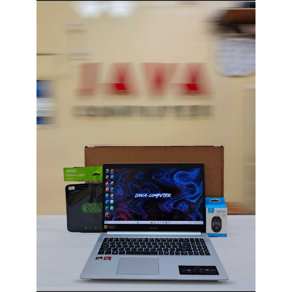 Acer Aspire 5 A515 - 45 AMD Ryzen 5 - 5500U Ram 8GB DDR4 SSD 512NVMe Seken