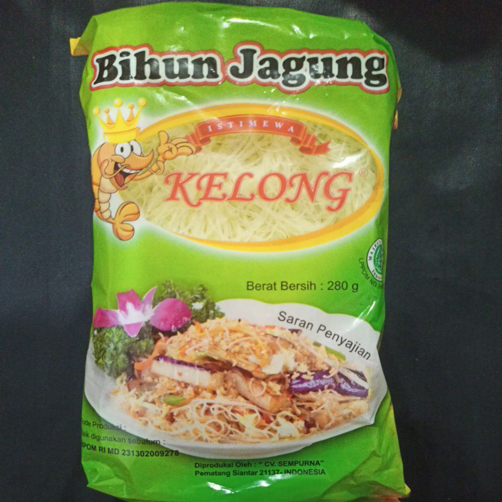 bihun jagung kelong