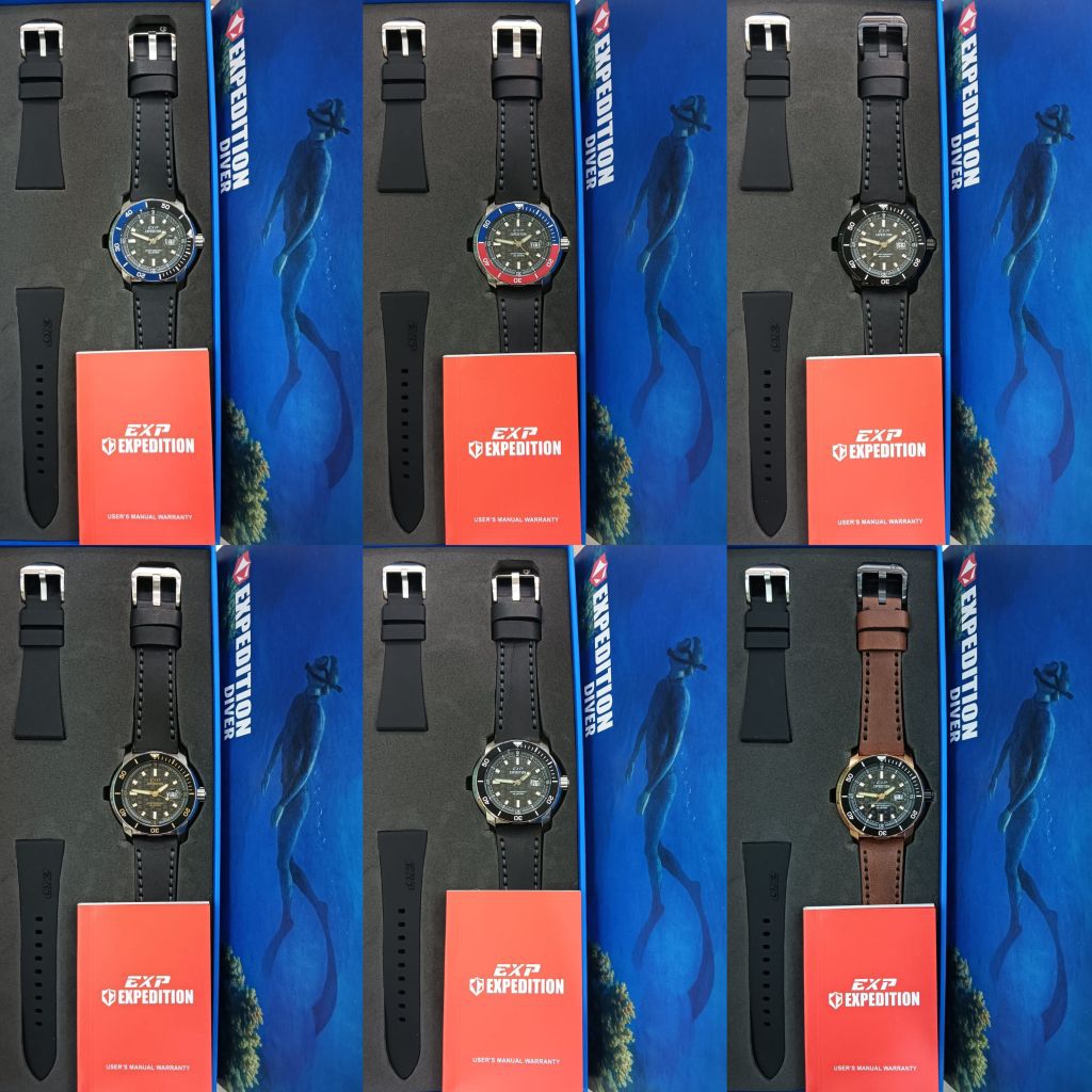 JAM TANGAN PRIA  EXPEDITION E 6335  E6335 EXP 6335 ROSEGOLD BOX  ORIGINAL