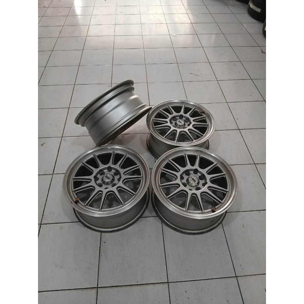 VELG MOBIL SEKEN HSR RING 15 LEBAR 6.5 | PELEK MOBIL SEKEN JAZZ/AGYA/SIGRA/AVANZA HSR R15X6.5