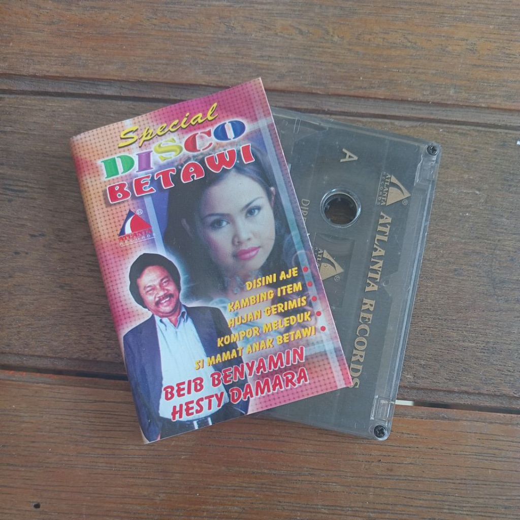 Kaset Special Disco Betawi Beib Benyamin & Hesty Damara/atlanta records mulus