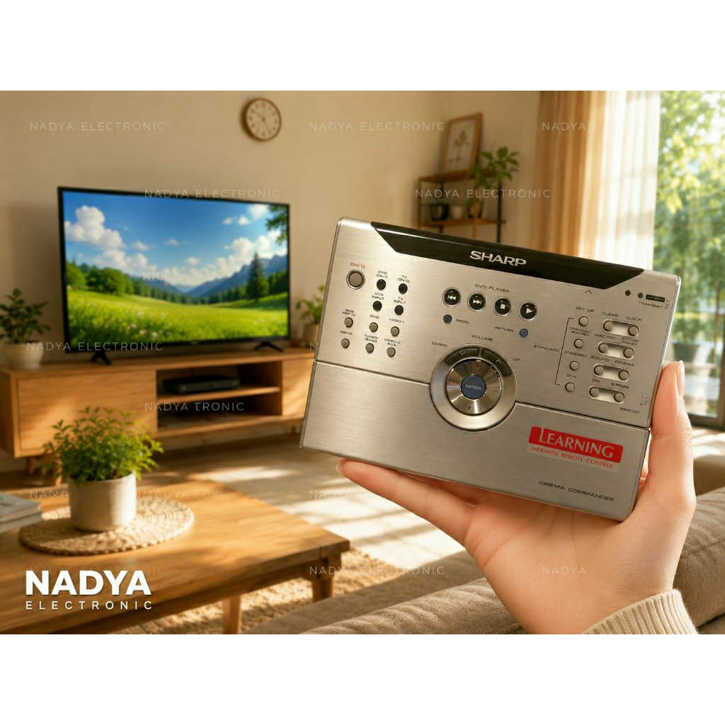 REMOTE REMOT HOME THEATER SHARP RRMCG0008BGSA ORIGINAL ASLI