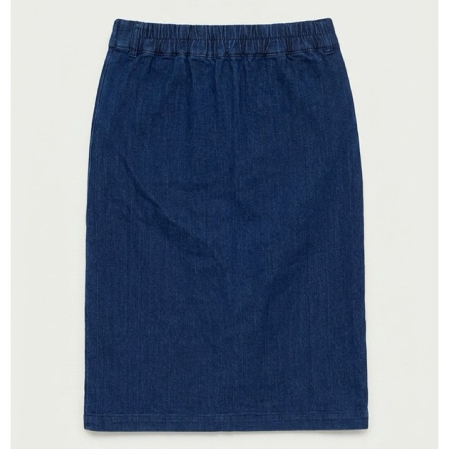 Classic Blue Denim Midi Skirt Preloved || Rok Jeans Denim Biru dengan Pinggang Elastis Preloved