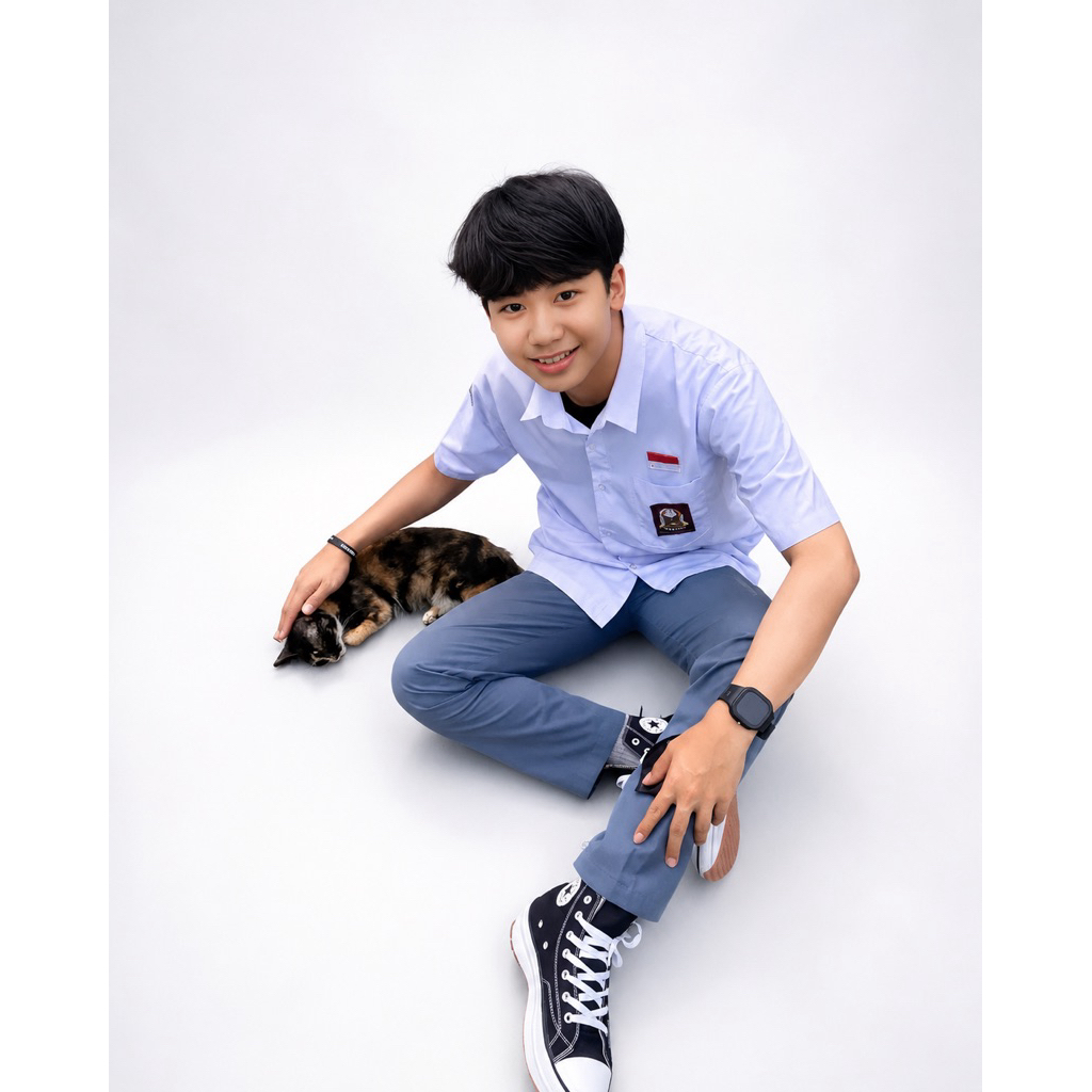 Baju seragam sekolah Al wafa SMP / SMA Unisex